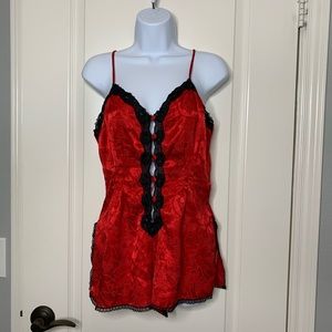 Vintage VS Satin Lace Teddy